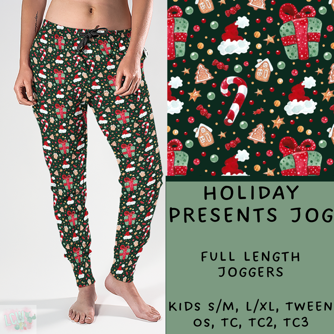 Batch #222 - Comfy Christmas - Closes 10/23 - ETA early Dec- Holiday Presents Full and Capri Length Joggers