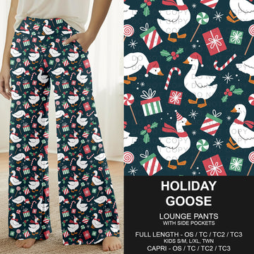 B312 - Preorder Holiday Goose Lounge Pants (Closes 9/13. ETA: mid Nov.)