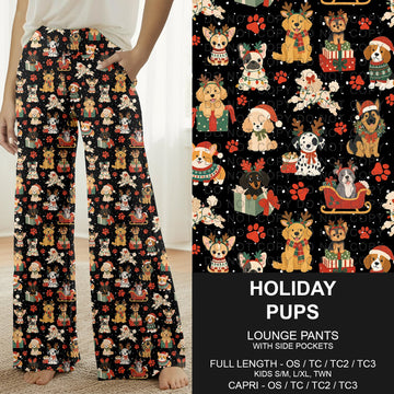 B311 - Preorder Holiday Pups Lounge Pants (Closes 9/06. ETA: mid Nov.)