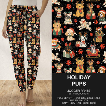 B311 - Preorder Holiday Pups Joggers (Closes 9/06. ETA: mid Nov.)