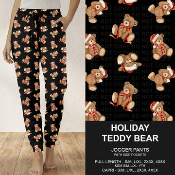 B311 - Preorder Holiday Teddy Bear Joggers (Closes 9/06. ETA: mid Nov.)