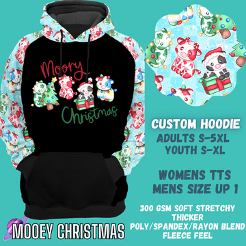 MOOEY CHRISTMAS - CUSTOM DESIGNED HOODIE RUN PREORDER CLOSING 9/27