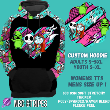 NBC STRIPES - CUSTOM DESIGNED HOODIE RUN PREORDER CLOSING 9/27