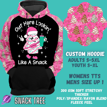 SNACK TREE - CUSTOM DESIGNED HOODIE RUN PREORDER CLOSING 9/27