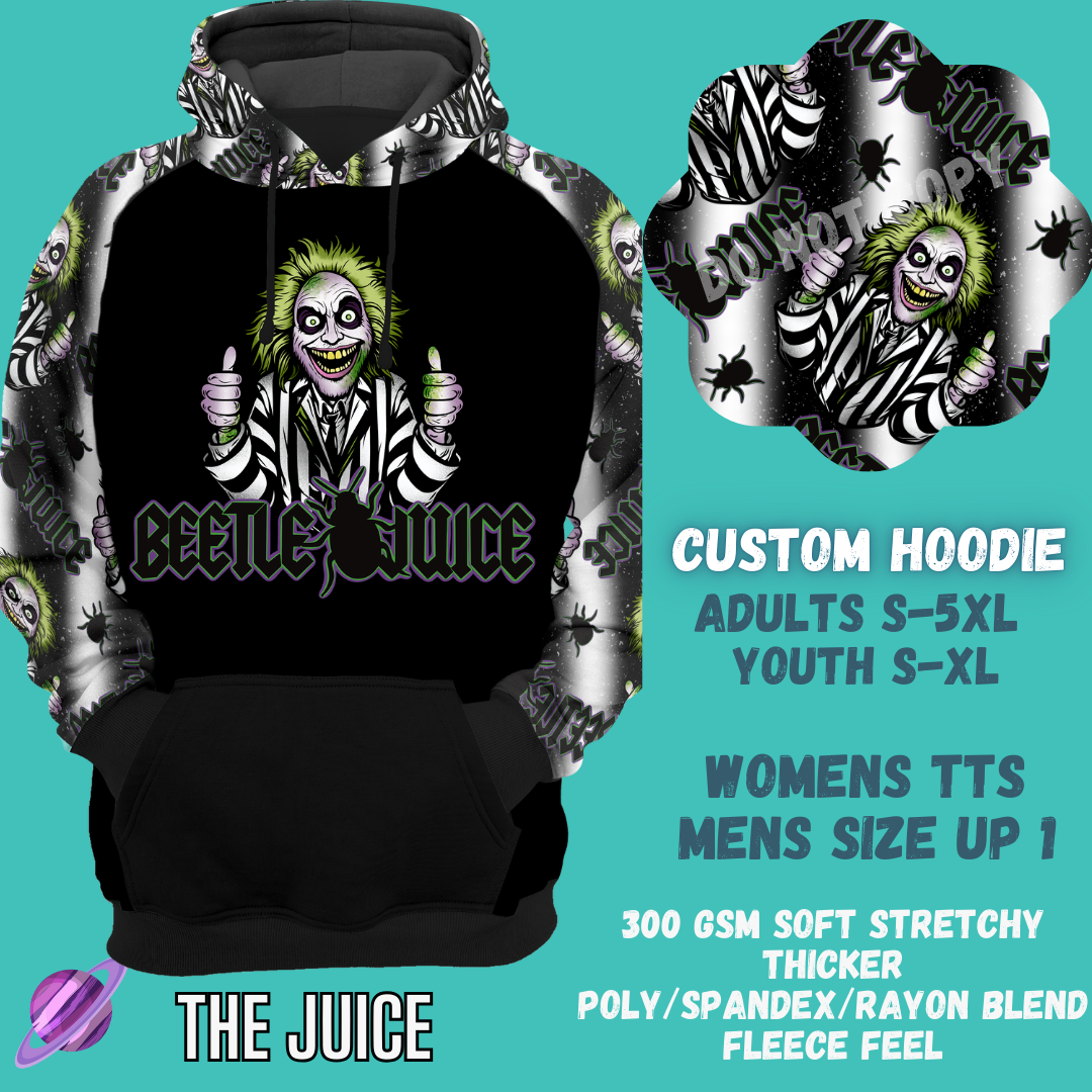 THE JUICE -CUSTOM HOODIES RE-RUN PREORDER CLOSING 5/11