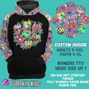 PUMPKIN KING - CUSTOM DESIGNED HOODIE RUN PREORDER CLOSING 9/27