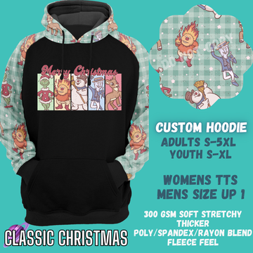 CLASSIC CHRISTMAS - CUSTOM DESIGNED HOODIE RUN PREORDER CLOSING 9/27