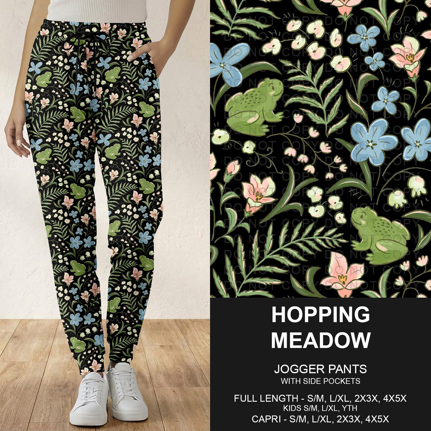 B283 - Preorder Hopping Meadow Joggers (Closes 4/05. ETA: mid June)