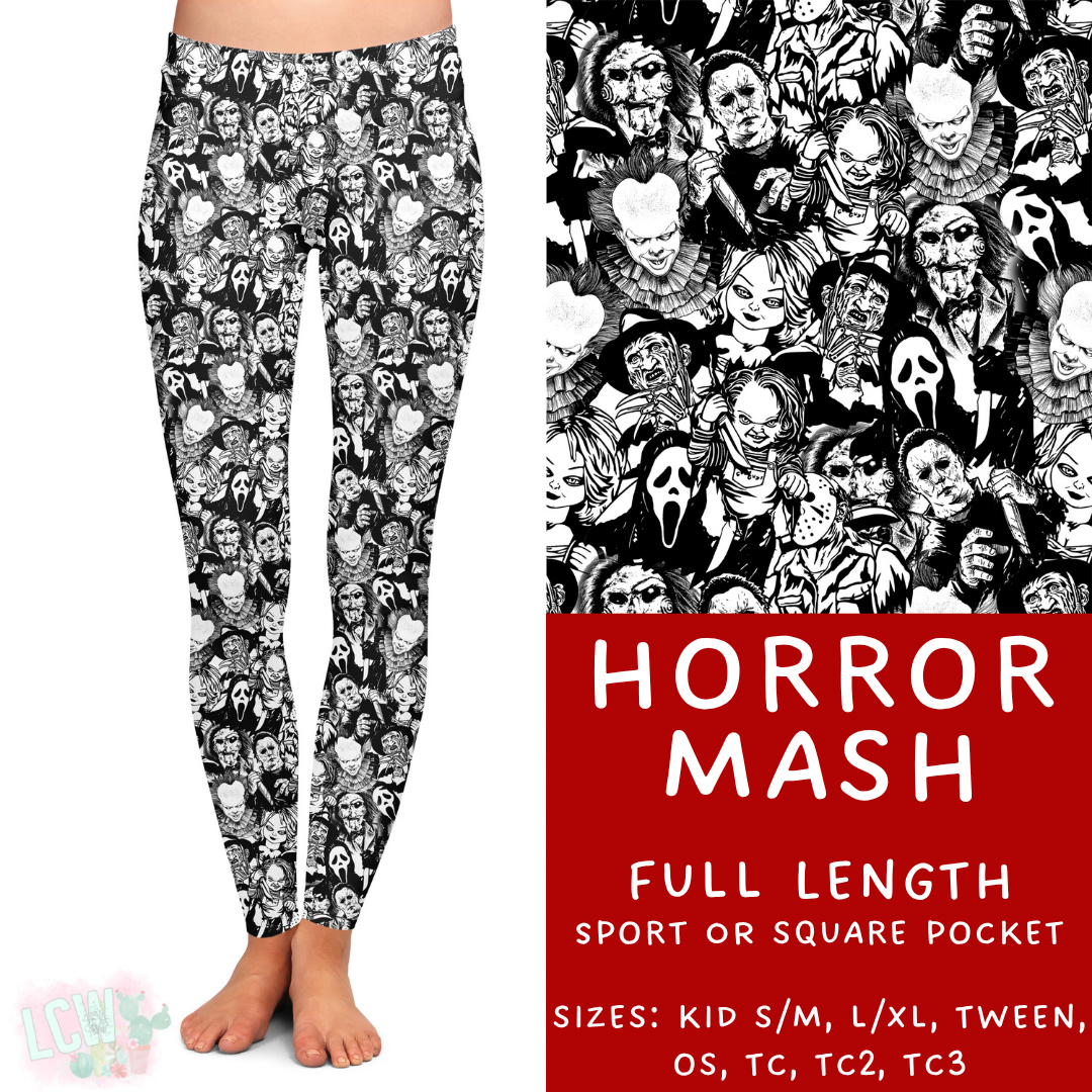 Ready To Ship - Horror Mash Full Length Leggings - TC