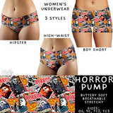 Ready To Ship - Horror Pump Women's Underwear - Boy Short TC2