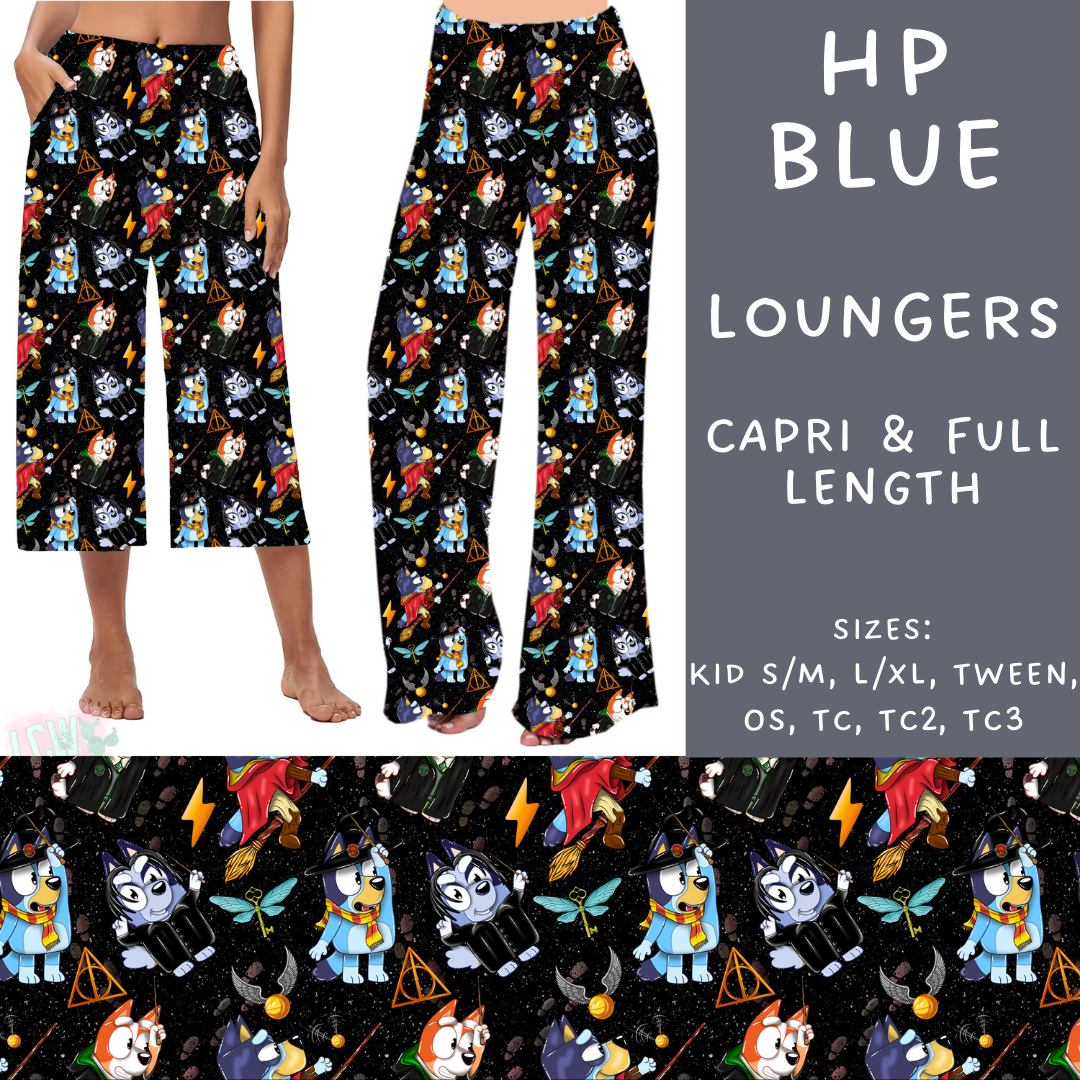 Batch #215 - Cool Characters 5 - Closes 10/11 - ETA late Nov - HP Blue Capri and Full Length Loungers