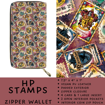 Batch #460 - Zip It Collection - Closes 12/5 - ETA late Jan - HP Stamps Zipper Wallet