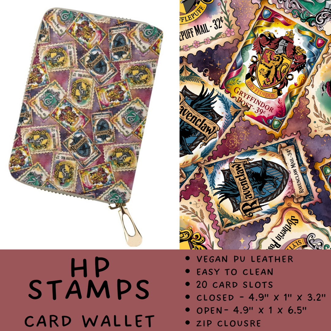 Batch #460 - Zip It Collection - Closes 12/5 - ETA late Jan - HP Stamps Card Wallet
