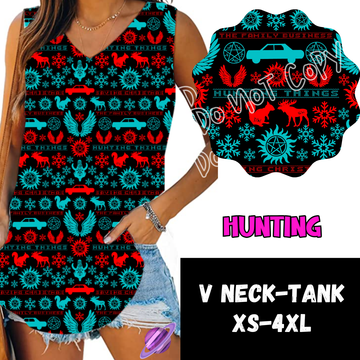 HUNTING -PPO12 - V-NECK TANK PREORDER CLOSING 10/8