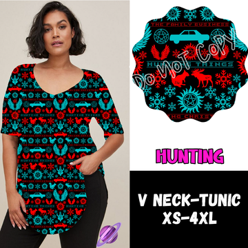 HUNTING -PPO12 - V-NECK TUNIC PREORDER CLOSING 10/8