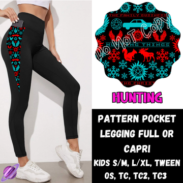 HUNTING -PPO12 - LEGGING/CAPRI PREORDER CLOSING 10/8