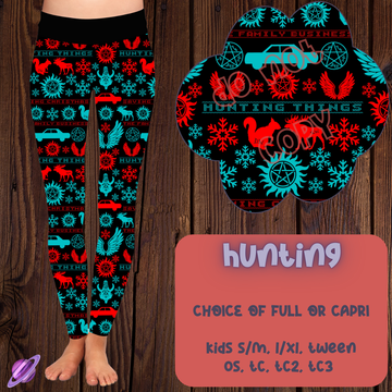 HUNTING - B99 - LEGGING/CAPRI PREORDER CLOSING 10/6