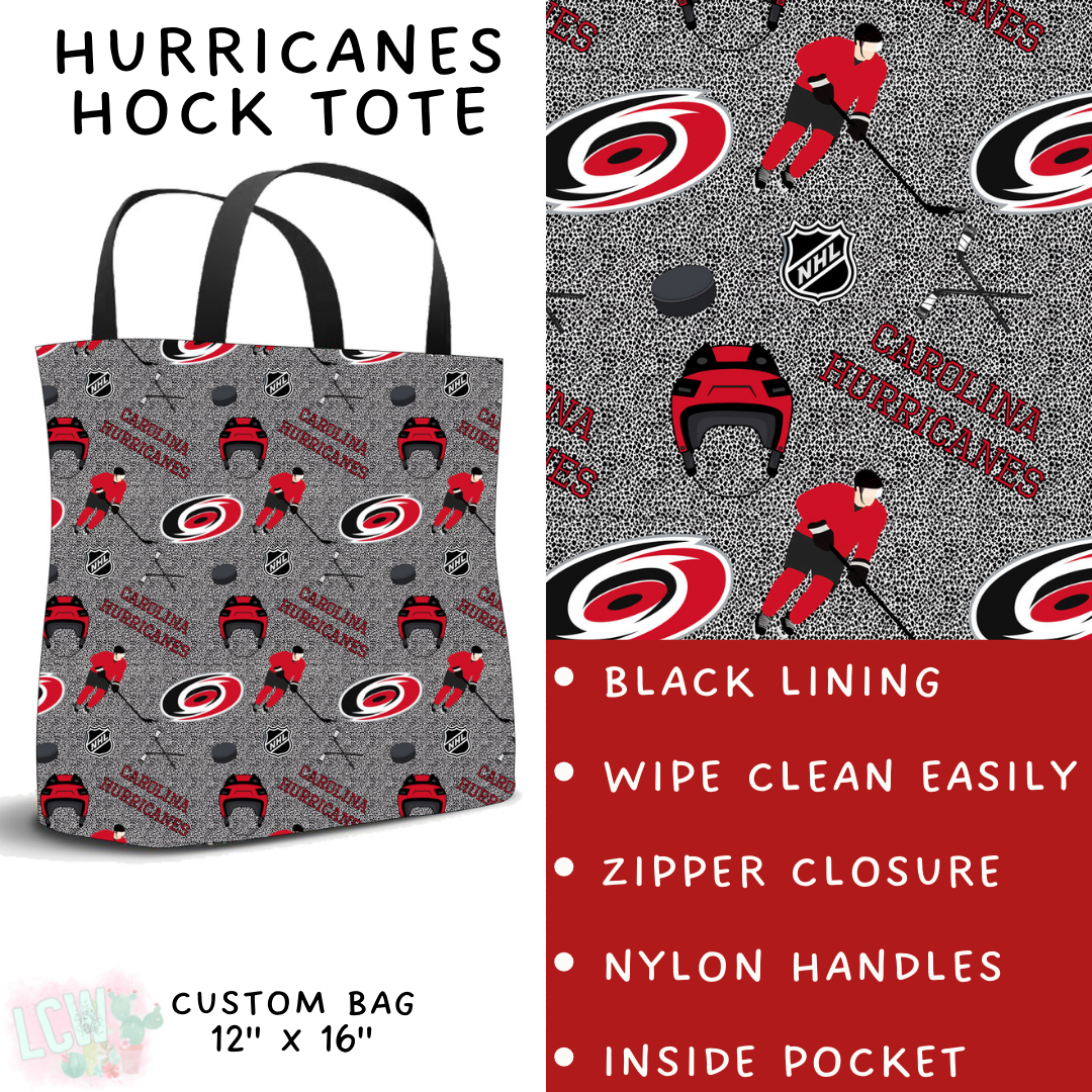 Batch #243 - Hockey - Closes 11/25 - ETA mid Jan - Hurri Canes Hock Tote