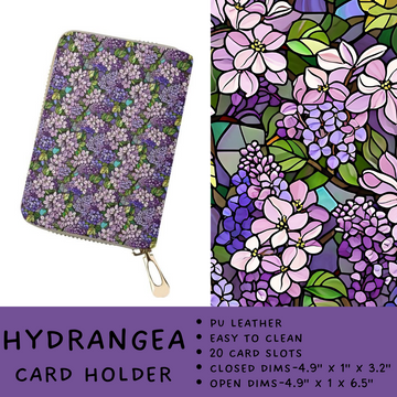 Batch #265 - Card Holders & Foldable Wallets - Closes 1/1 - ETA mid Feb - Hydrangea Card Holder