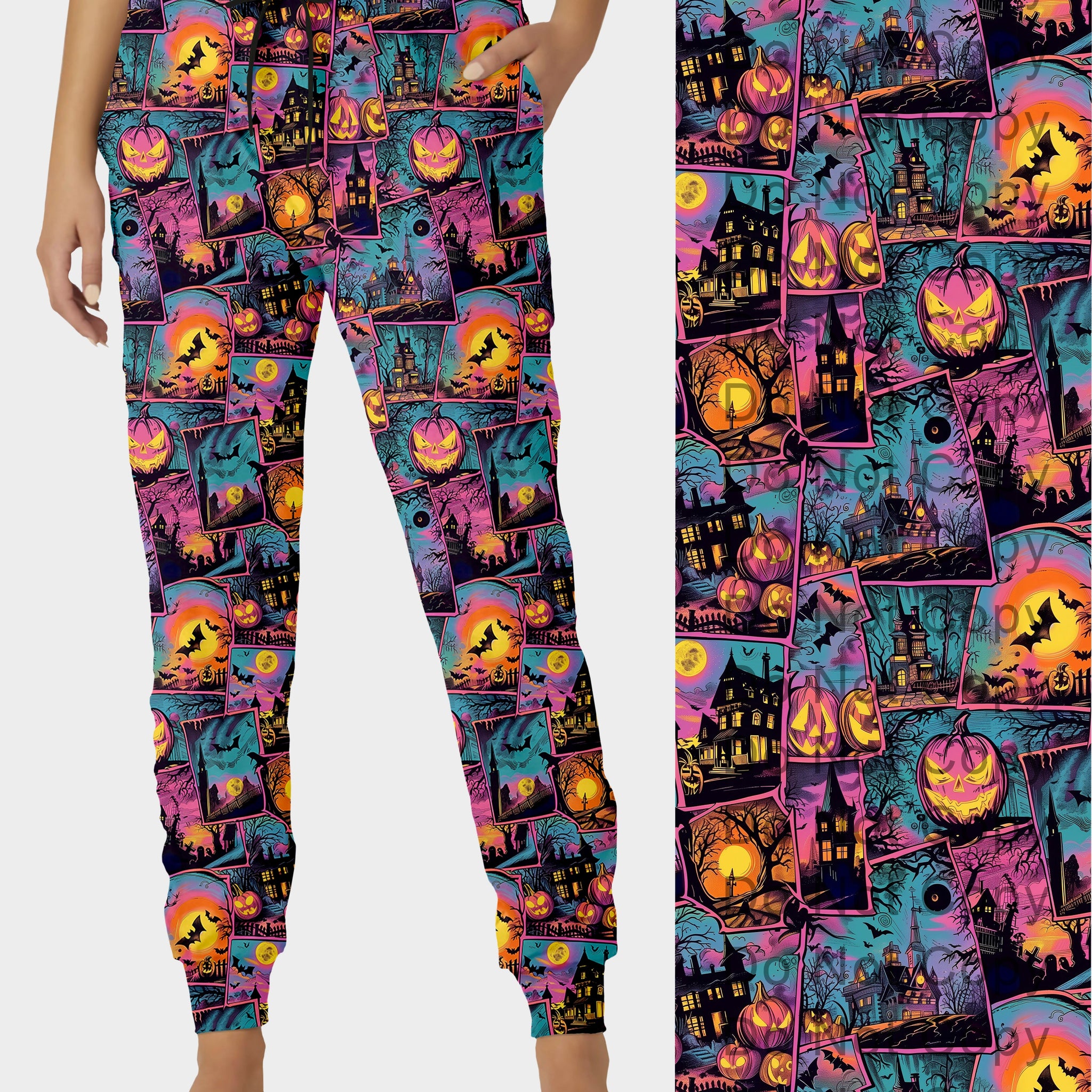 RTS - Haunted Retro Halloween Joggers