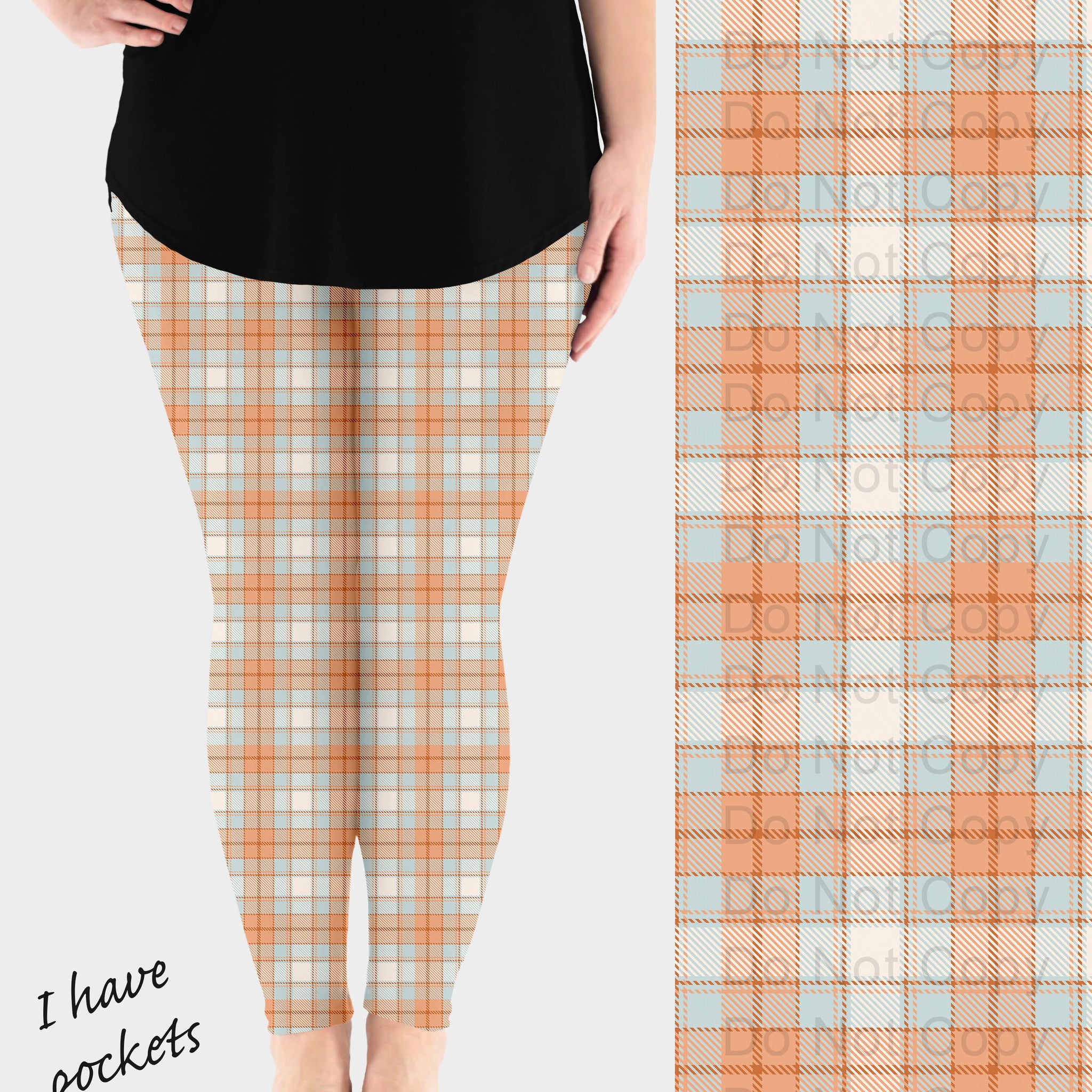 RTS - Hayride Plaid Leggings w/ Pockets