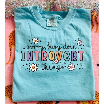 Introvert Things Graphic Tee