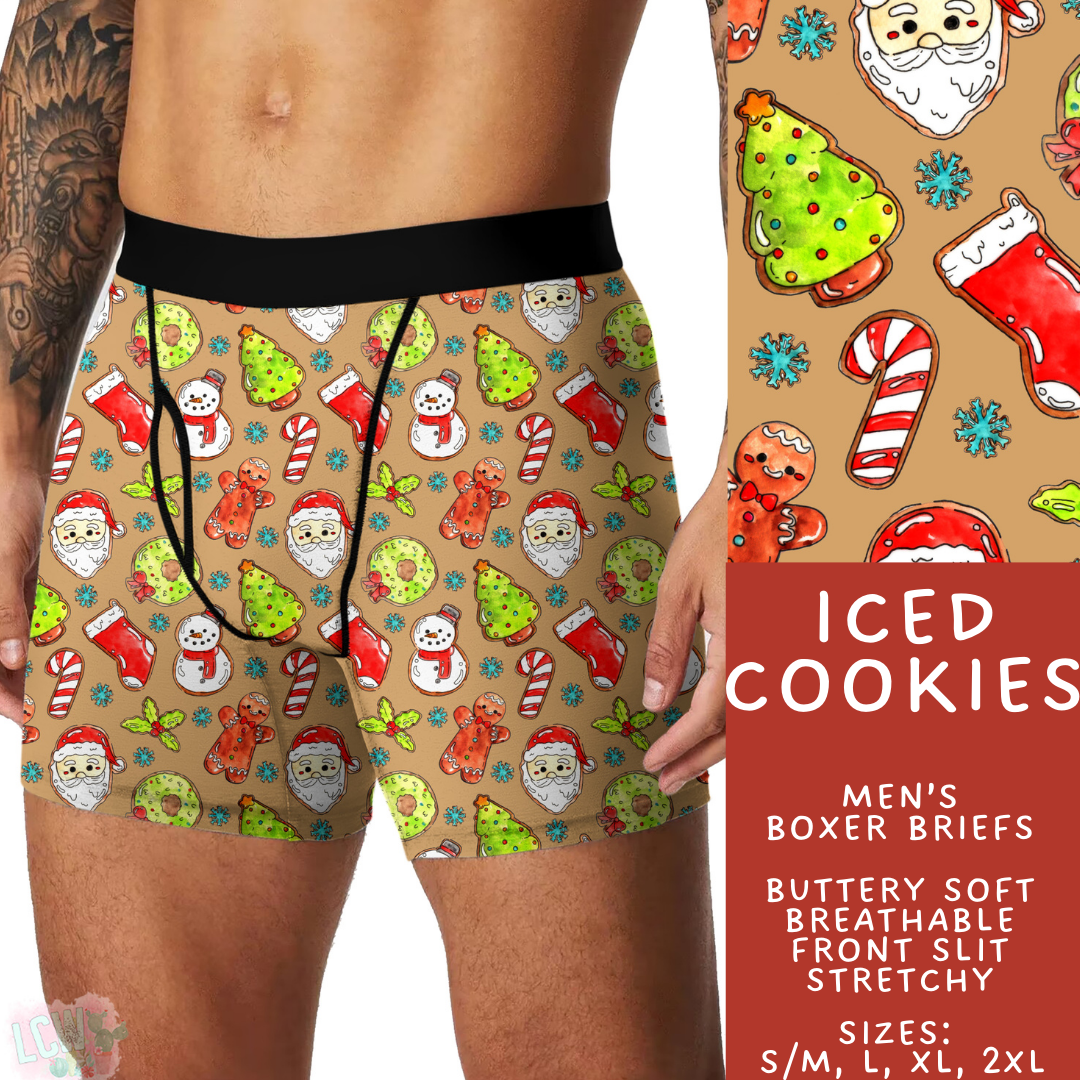 Ready to Ship - Iced Cookies Men's Boxer Briefs - L