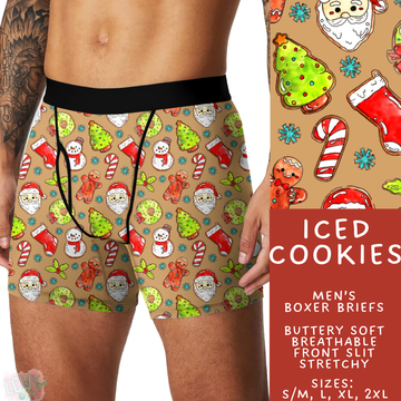 Ready to Ship - Iced Cookies Men's Boxer Briefs - L