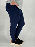Navy Sport Pocket Leggings