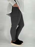 Charcoal Sport Pocket Leggings