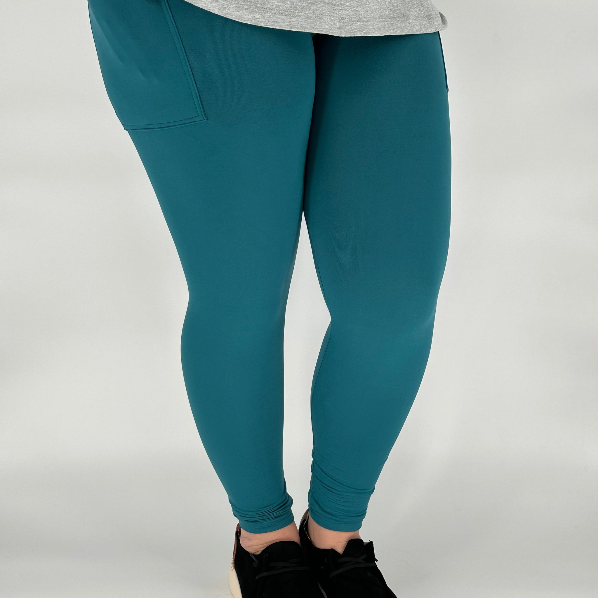 Teal Pocket Leggings