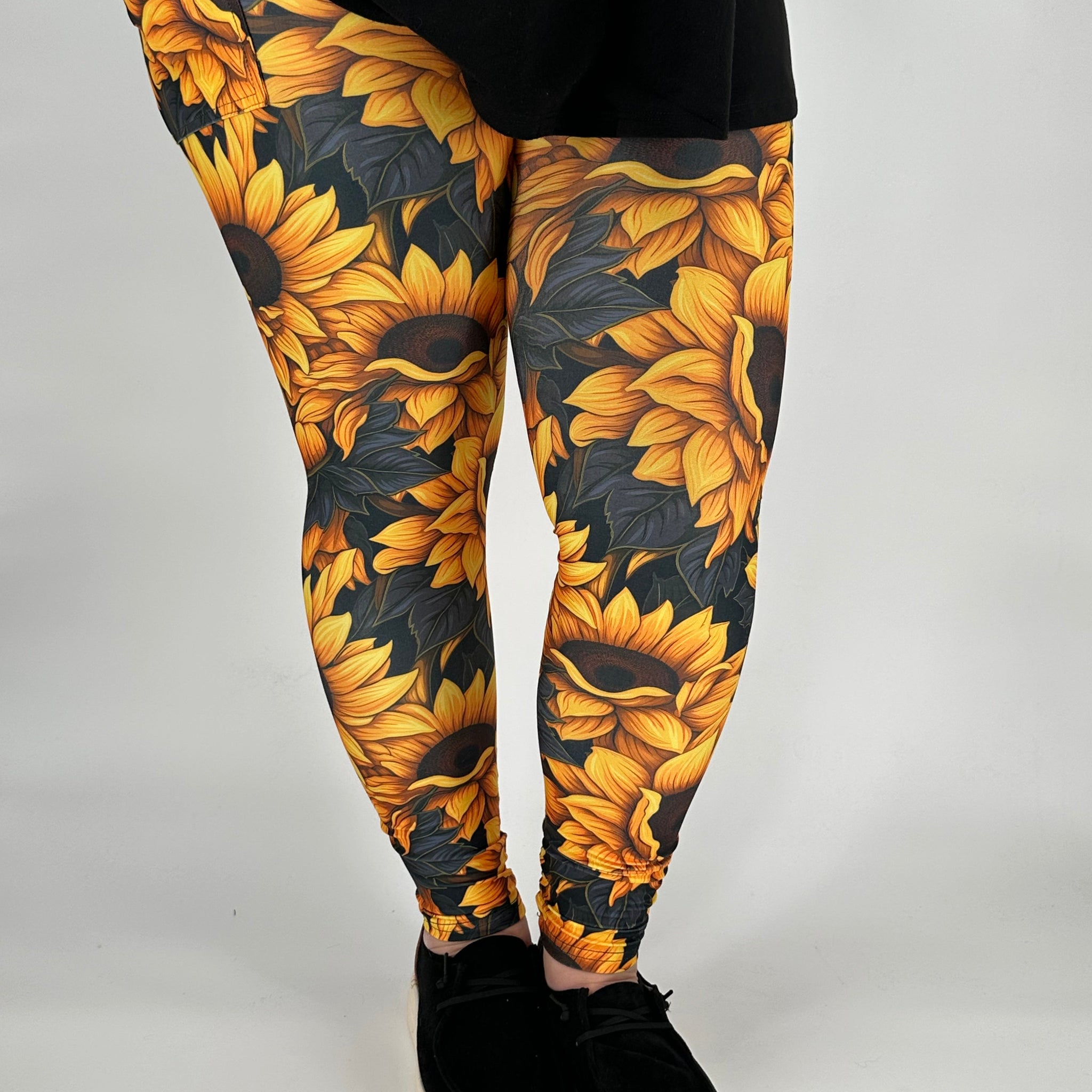 Sunflower Leggings w/ Pockets