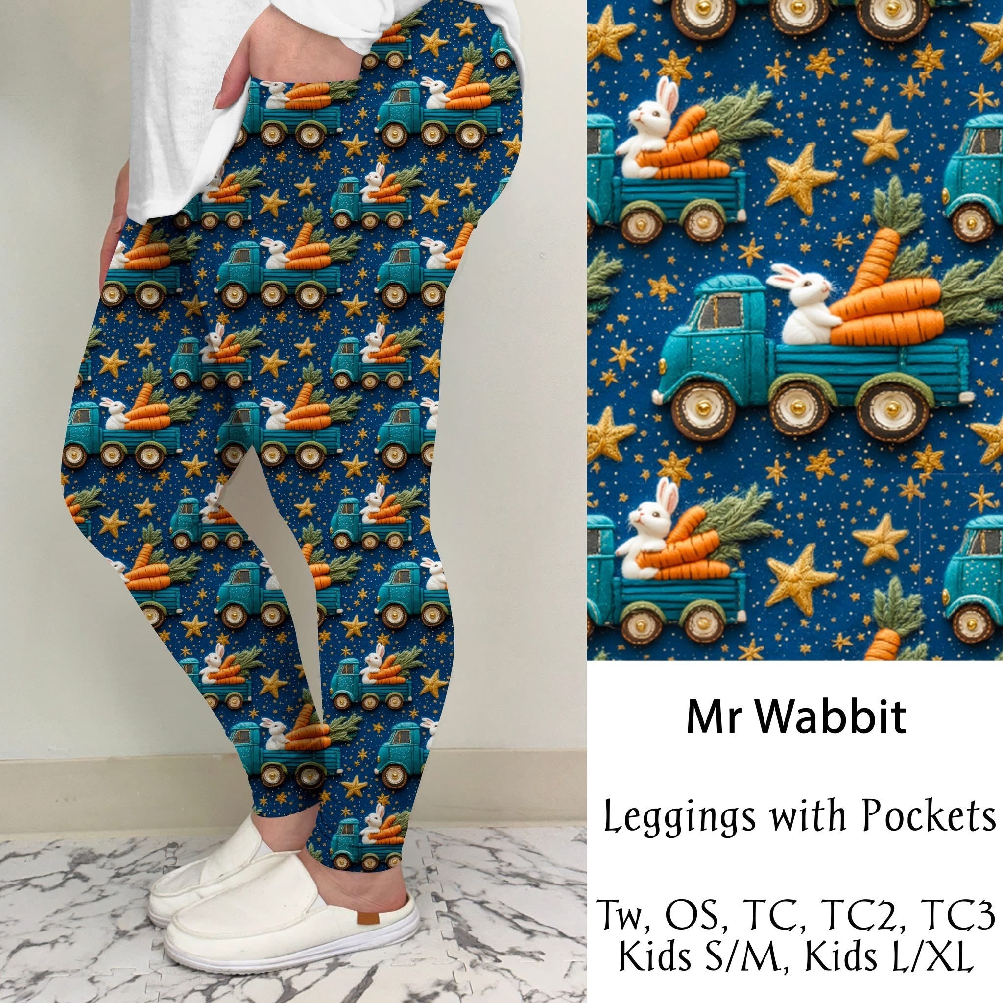 Mr Wabbit Leggings w/ Pockets