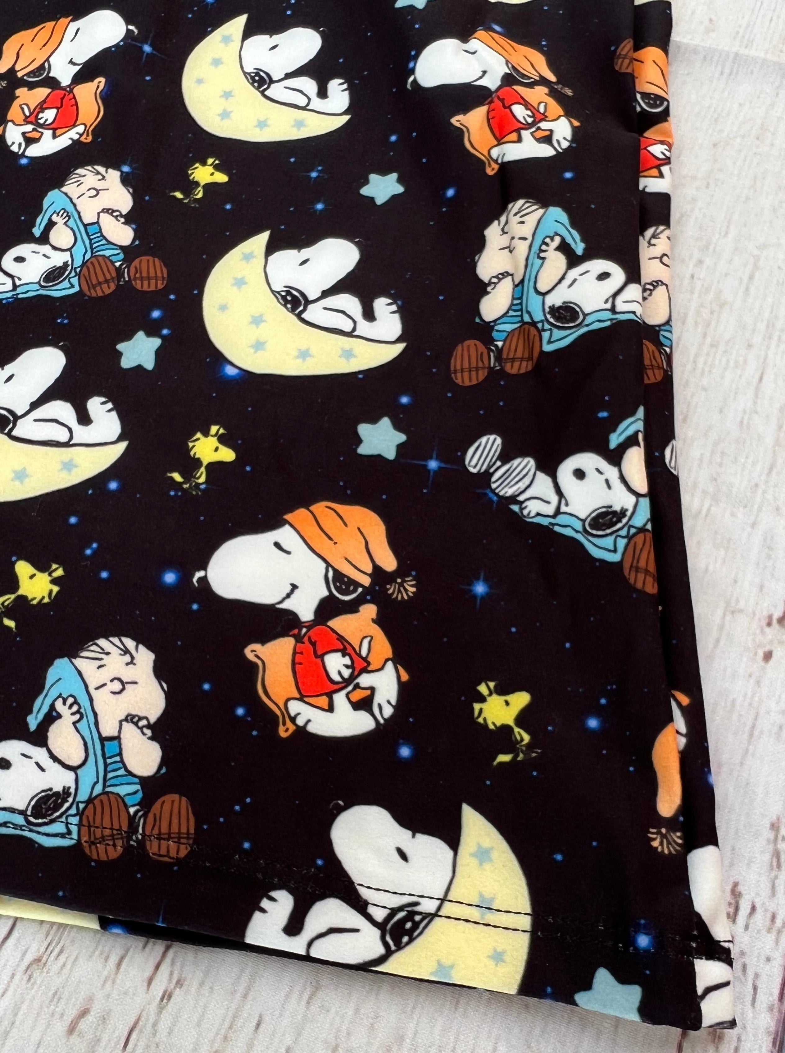 Sleepy Pup - High Waisted Wide Leg Hybrid Leggings/Pants w/ Pockets