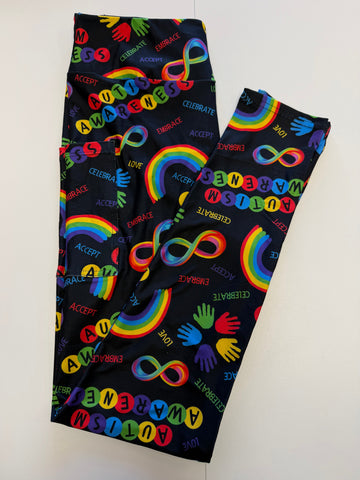 Autism Awareness Leggings w/ Pockets *RTS