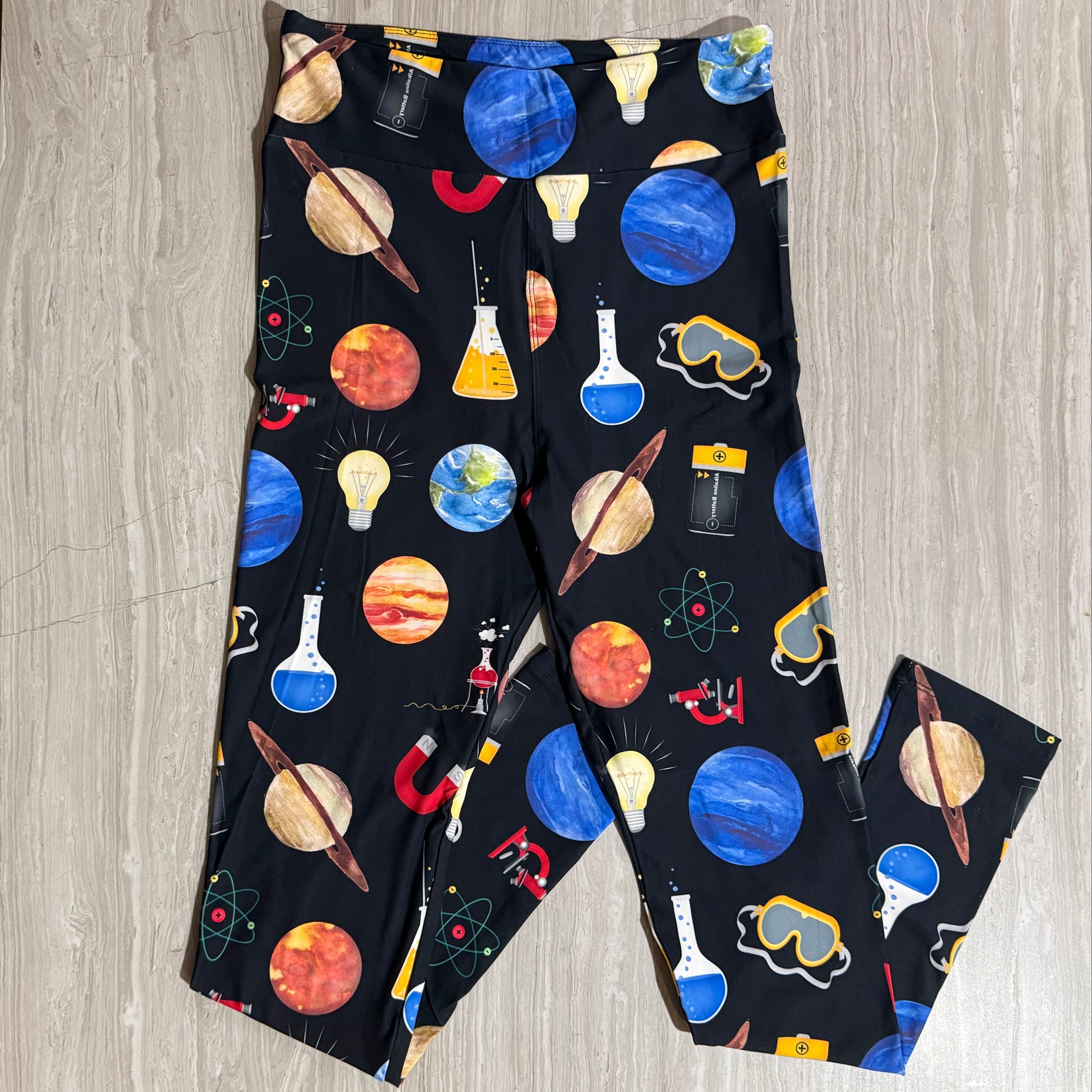 Scient Chemistry Class Print High Waisted Leggings