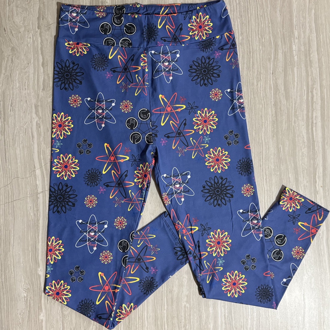 BIg Bang Theory Themed Print High Waisted Leggings