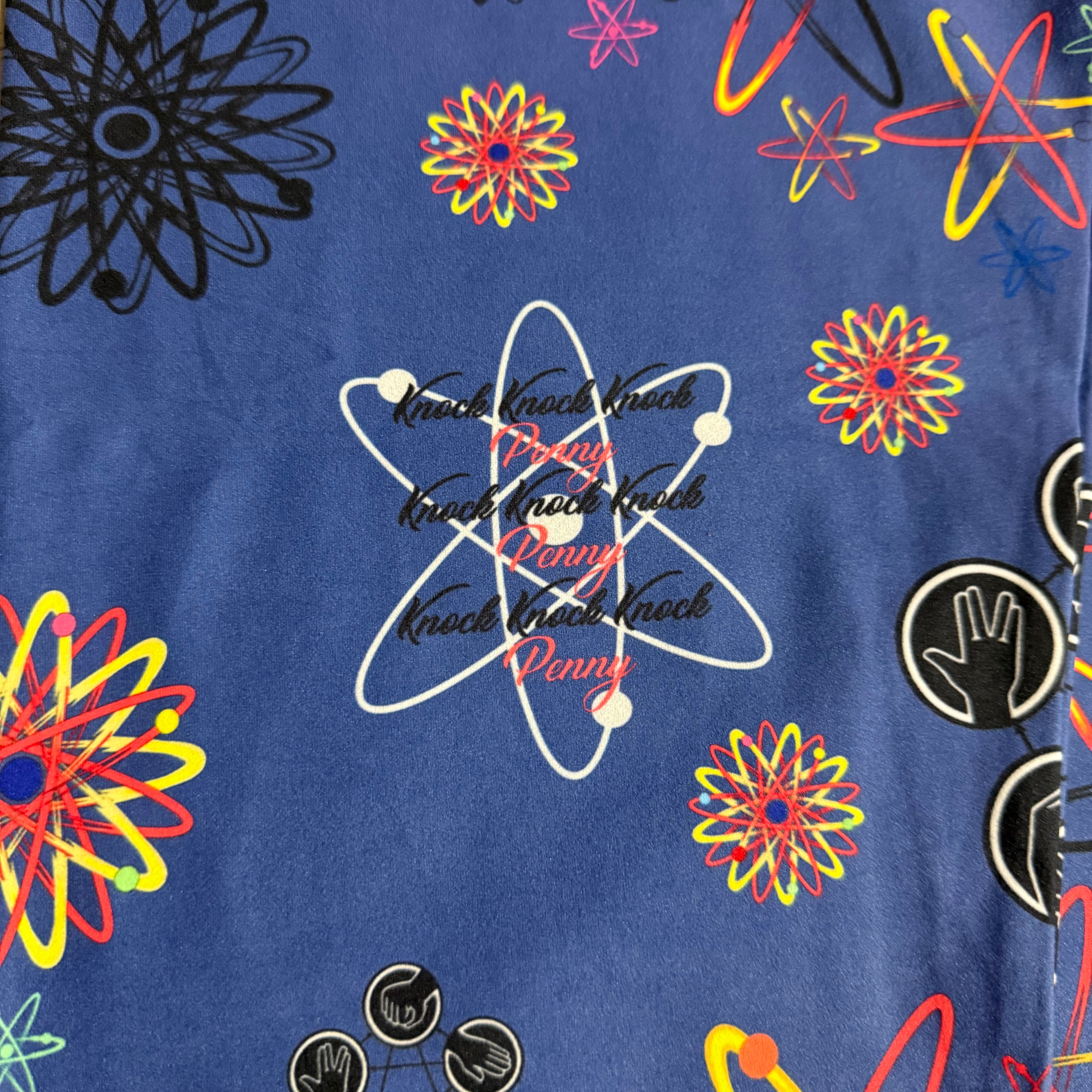 BIg Bang Theory Themed Print High Waisted Leggings