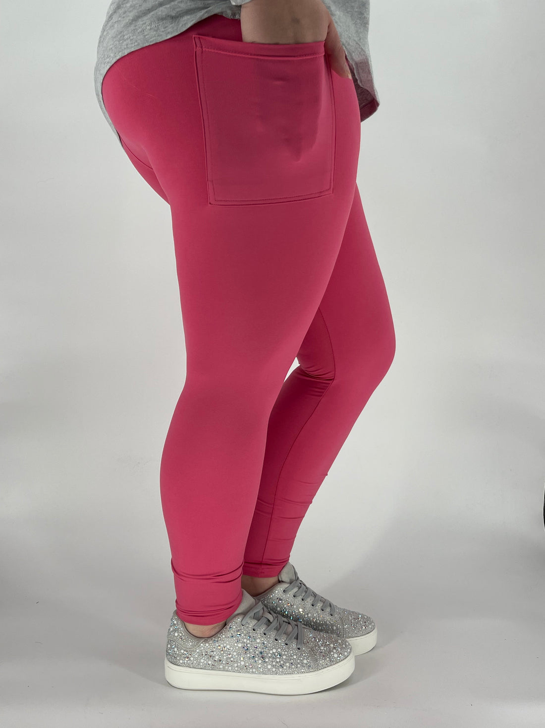 Hot Pink Leggings w/ Pockets