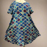 A-line Soft Stretchy Dress w/ Pockets - Mermaid, Rainbow Roses, Dream Catchers