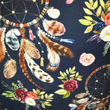 A-line Soft Stretchy Dress w/ Pockets - Mermaid, Rainbow Roses, Dream Catchers