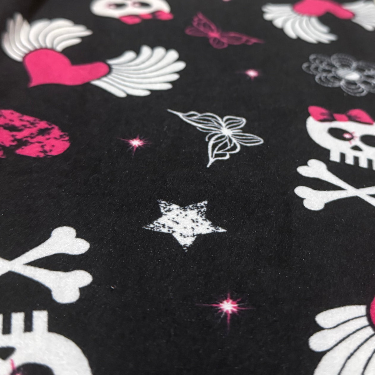 Punk Love Print Soft Leggings
