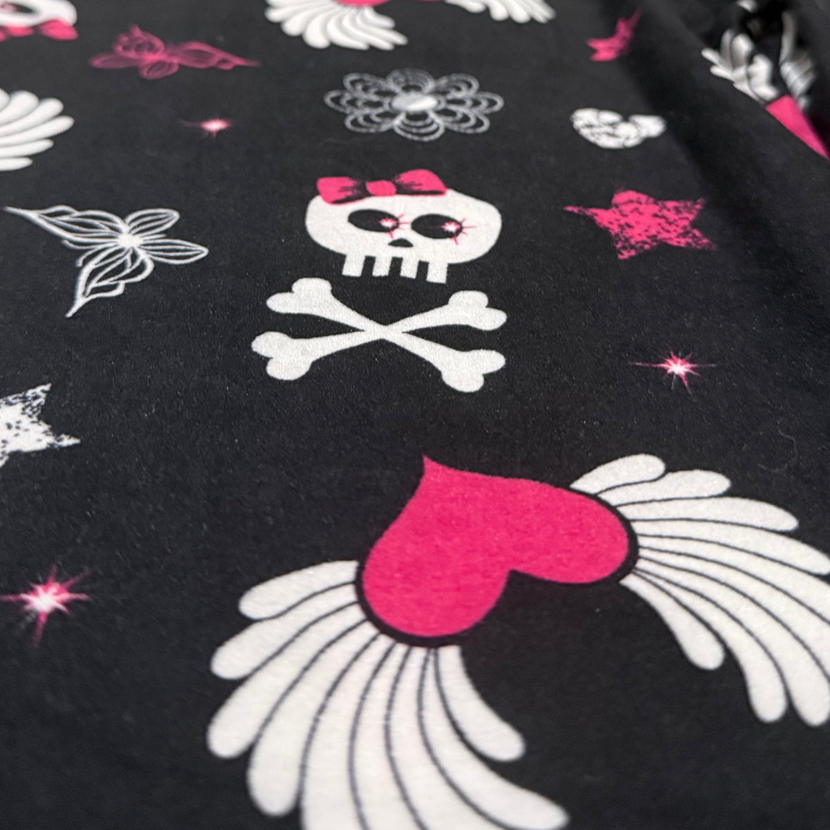Punk Love Print Soft Leggings