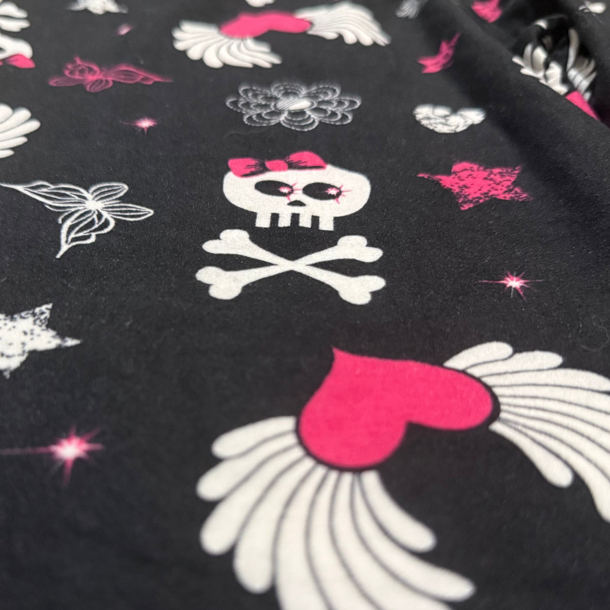 Punk Love Print Soft Leggings