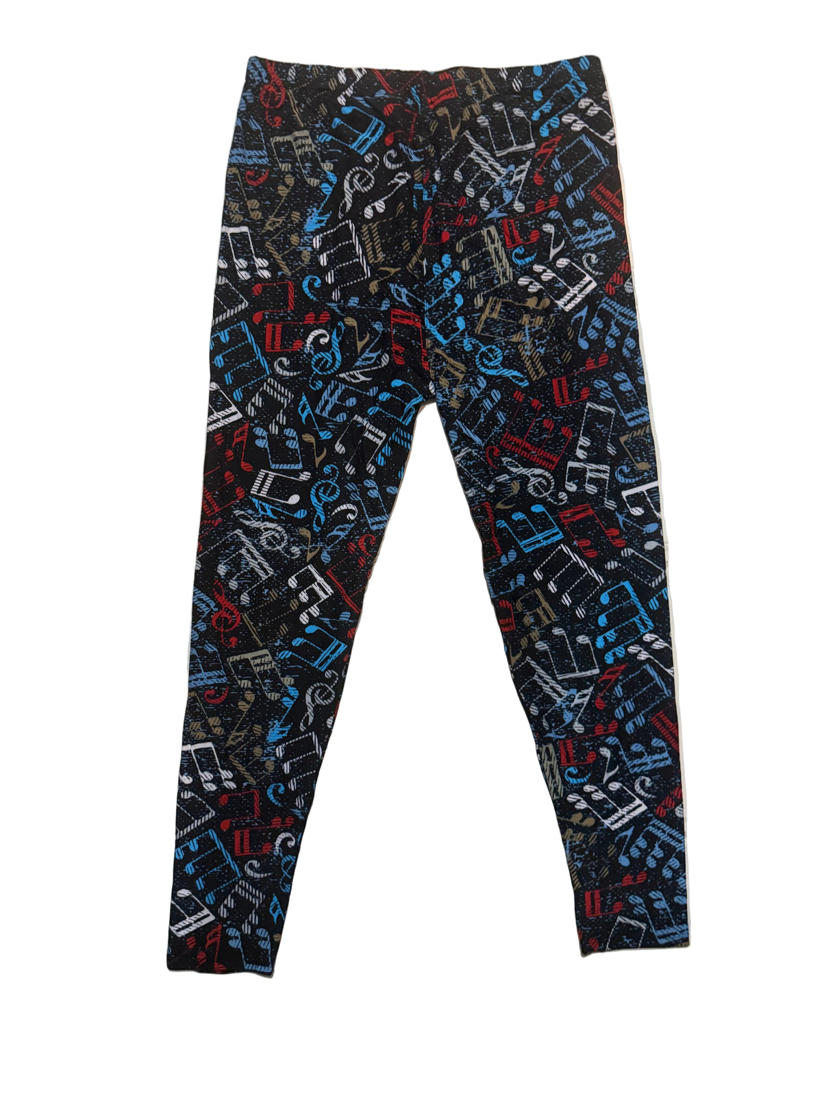 Colorful Music Print Leggings