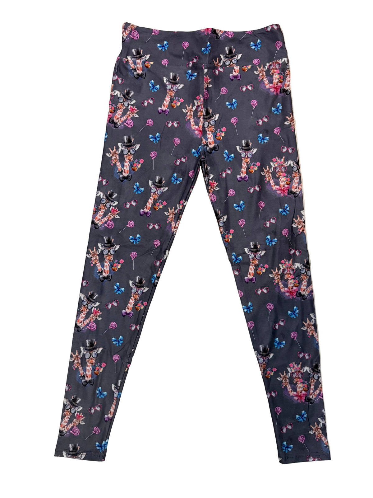 Giraffe Family Print Leggings