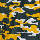 Black & Yellow Camo Print Soft Leggings