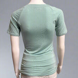 Ice Mint Cut Out Top