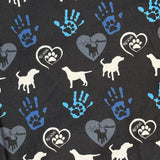 Dog Rescue Hearts & Handprints Print Leggings