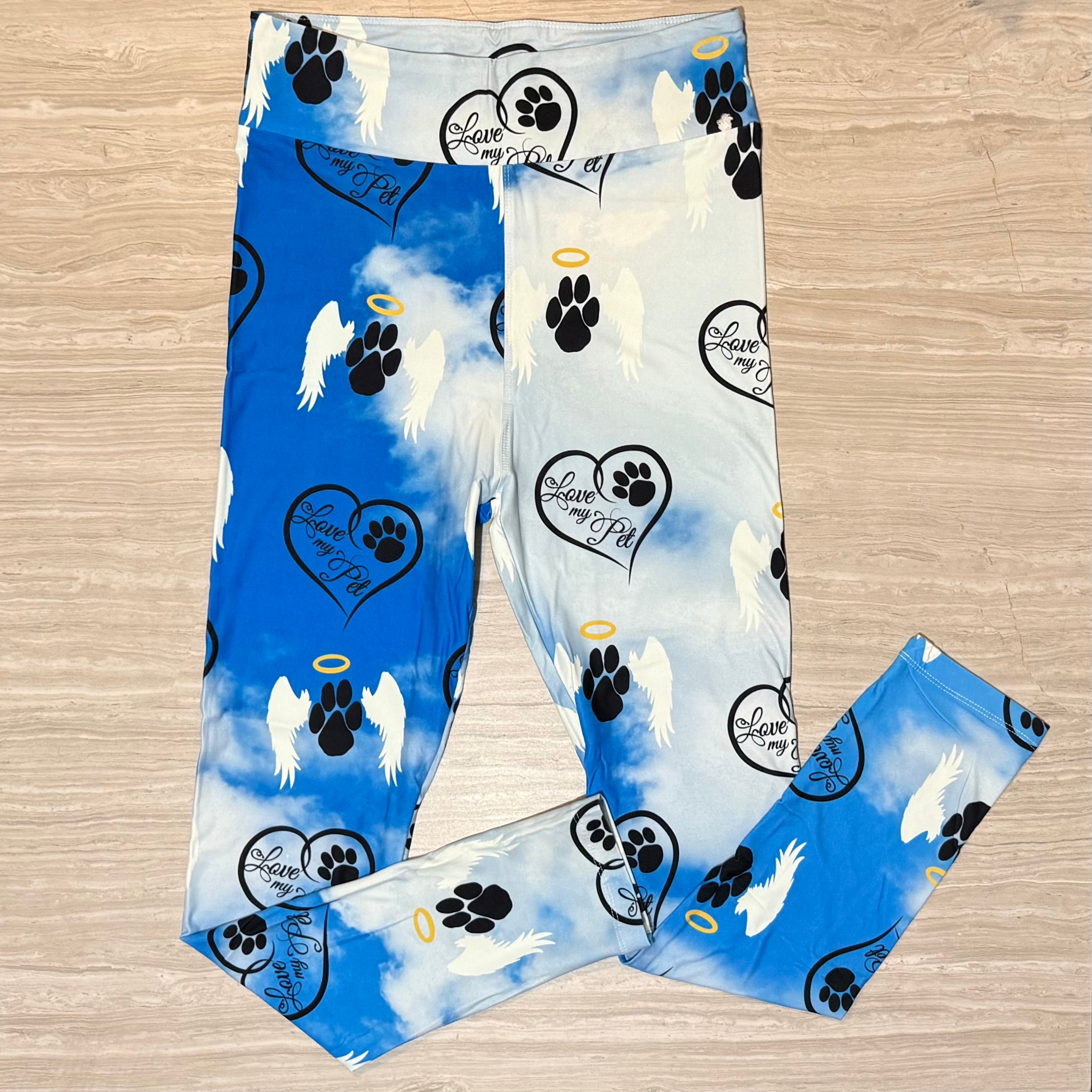 Love My Pet - Pet Loss Print Soft Leggings